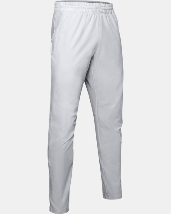Men's UA Squad Woven Warm-Up Pants, Gray, pdpMainDesktop image number 4